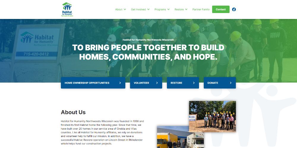 Habitat For Humanity Screenshot