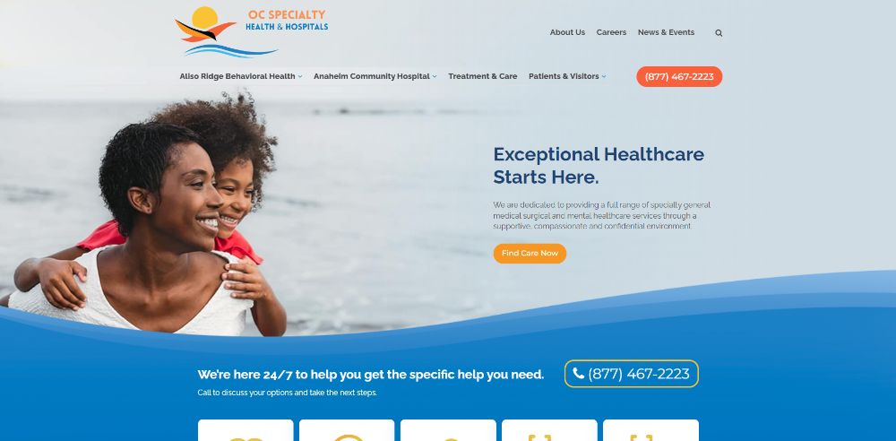 OC Specialty Health Screenshot